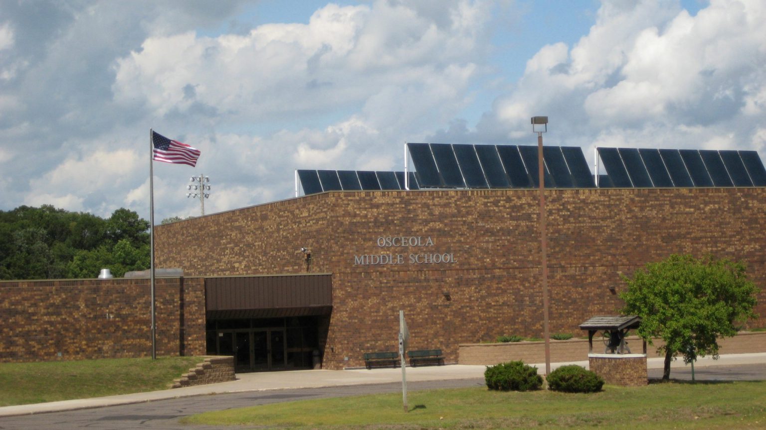 Solar Thermal System Osceola Middle School Energy On Wisconsin UWMadison